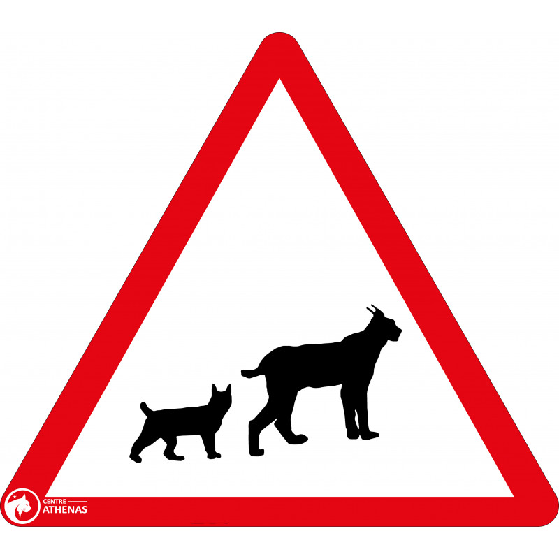 Panneau de danger “traversée de lynx” l WP Signalisation