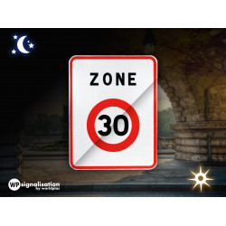 Panneau B30 et B51 de zone 30 et de fin de zone 30 I WP Signalisation