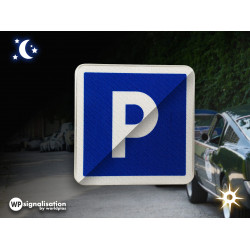 Panneau indication parking C1A | Indication de parking gratuit | Aires de repos et de services