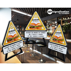 Panneau personnalisé Restaurant l WP Signalisation