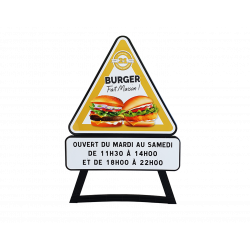 Panneau personnalisé Restaurant l WP Signalisation