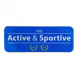Panneau Label Ville Active et Sportive l WP Signalisation
