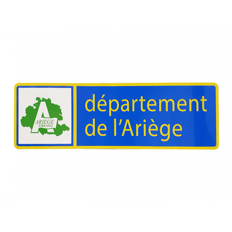 Panneau de localisation d'un département E36a l WP Signalisation