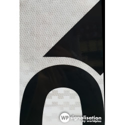 Face avant du panneau B33 - Panneau fin de limitation de vitesse I WP Signalisation