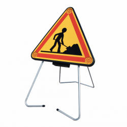 Panneau triflash AK5 leds I Panneau temporaire lumineux | WP Signalisation