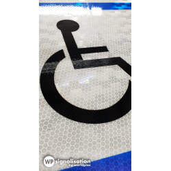 Panneau PMR d'indication de services CE14 I WP Signalisation