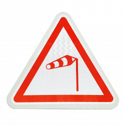 Panneau Vent latéral - Panneau A24 I WP Signalisation