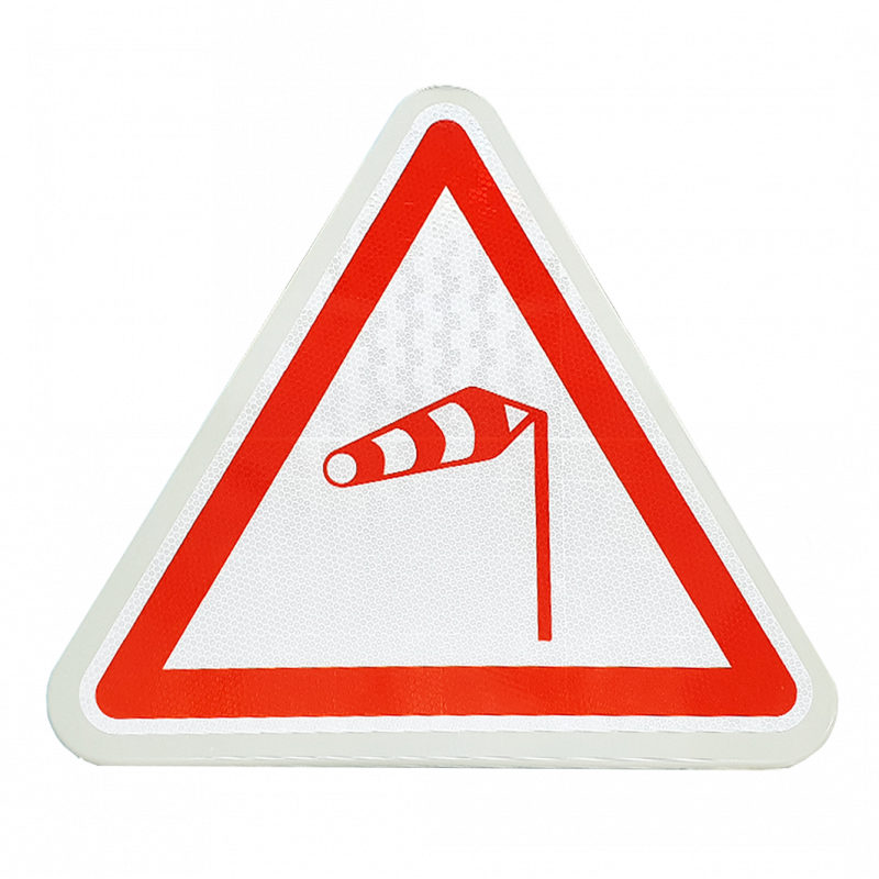 Panneau Vent latéral - Panneau A24 I WP Signalisation