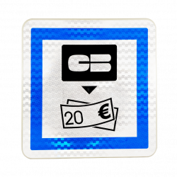 Panneau services distributeur de billets de banque CE25 | WP Signalisation