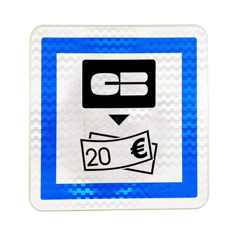 Panneau services distributeur de billets de banque CE25 | WP Signalisation