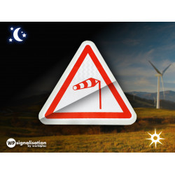 Panneau Vent latéral - Panneau A24 I WP Signalisation