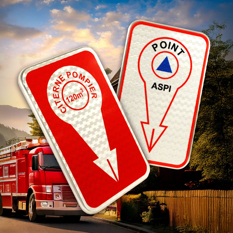 Panneau point d’eau incendie (PEI)