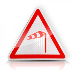 Panneau Vent latéral - Panneau A24 I WP Signalisation