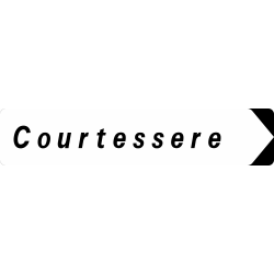 Panneau directionnel de position lieux-dits D29b1
