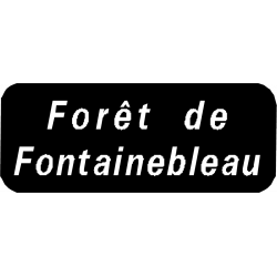 Panneau directionnel localisation de tous les lieux traversés par la route E31a