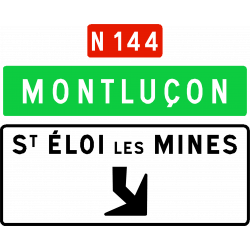 Panneau de avancée d'affectation de voies de sortie non numérotée Da31e