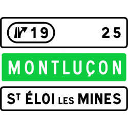 Panneau de confirmation prochaine sortie D63c