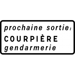 Panneau complémentaire de sortie D71