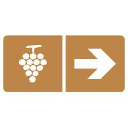 Panneau itinéraires touristiques H23