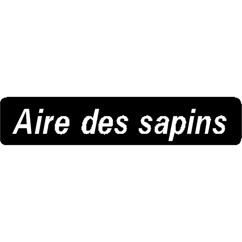 Panneau de localisation aire routière E34a