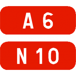 Cartouches à fond rouge E42