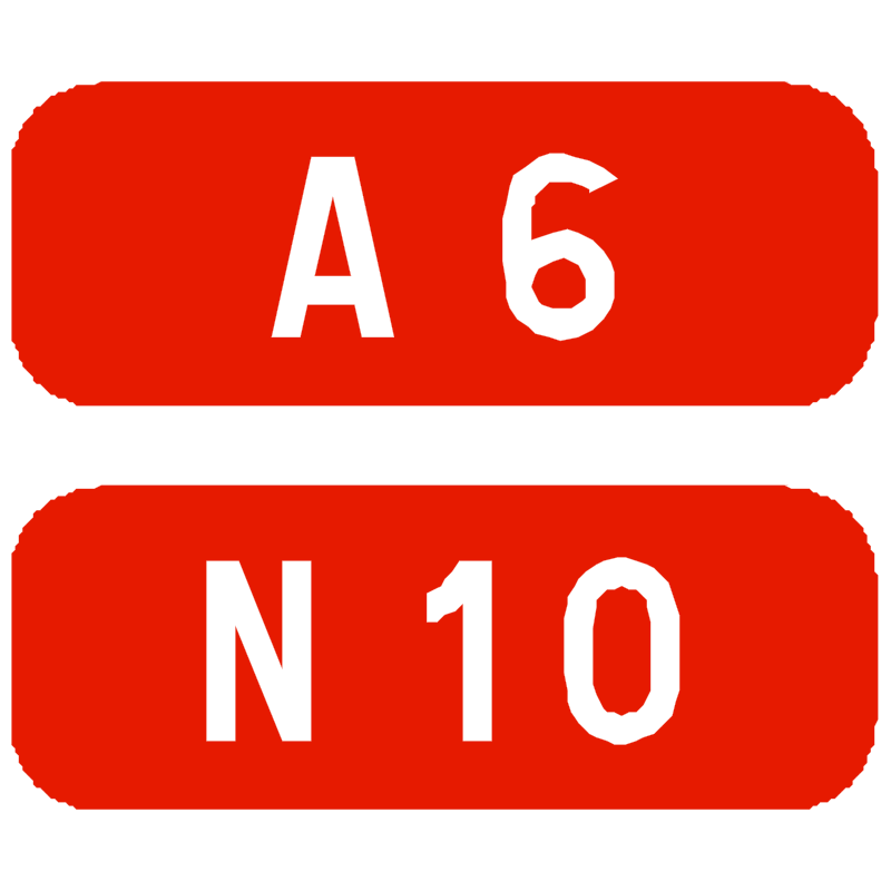 Cartouches à fond rouge E42