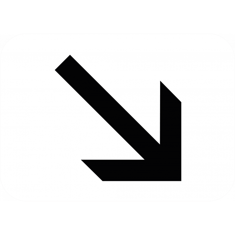 Panonceau indique la position de la voie M3a1