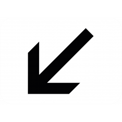 Panonceau indique la position de la voie M3a2