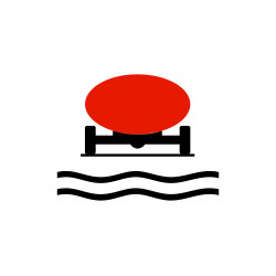 Panonceau véhicules transportant marchandises de nature à polluer les eaux.