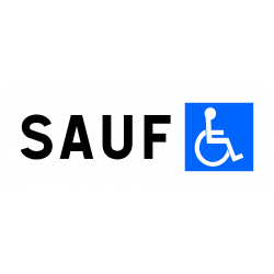 Panonceau stationnement personnes handicapées M6h | Pictogramme handicap