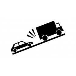 Panonceau heurt de véhicules lents M9j2