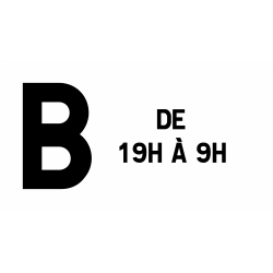 Panonceau catégorie d'un tunnel M11c2