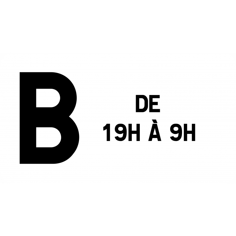 Panonceau catégorie d'un tunnel M11c2