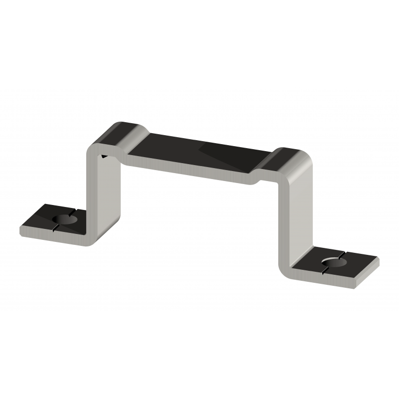 Collier Rectangulaire pour panneaux de signalisation routier | WPSignalisation