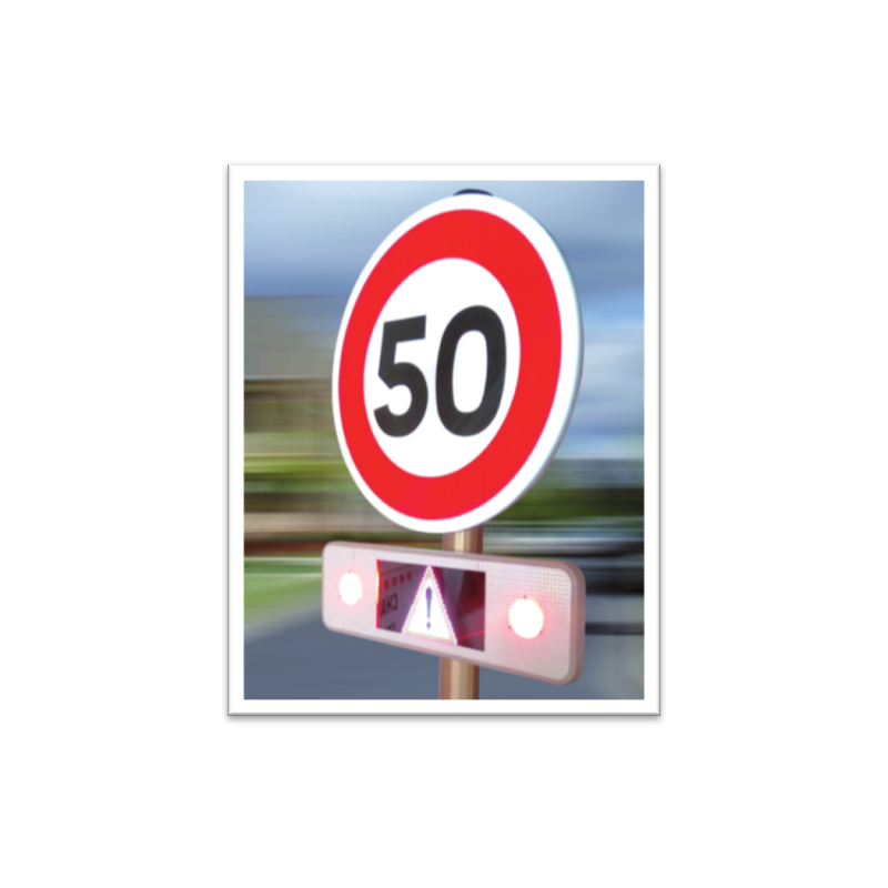 Panneau et panonceau lumineux bi-flash I WP Signalisation