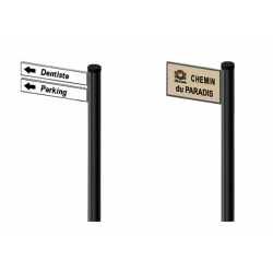 Panneau signalétique drapeau