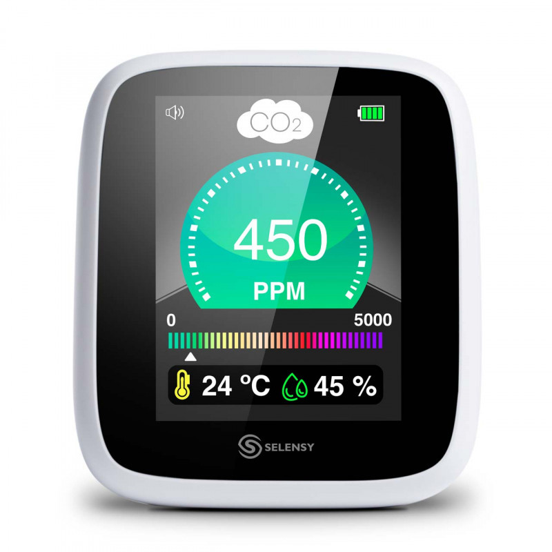 Capteur C02 professionnel pour connaître  la quantité de dioxyde de carbone
