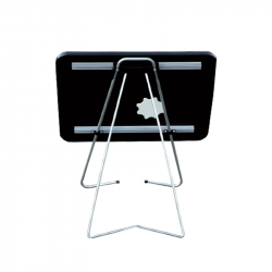 Dos du panneau de chantier route barrée I WP Signalisation