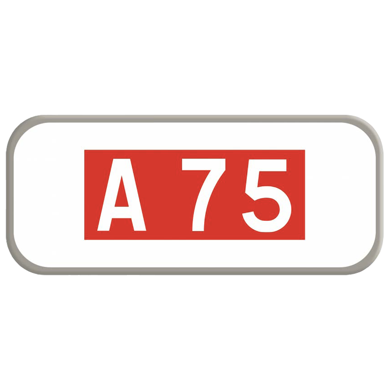 Panonceau M10a - Panonceau numéro de route I WP Signalisation