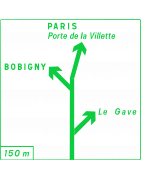 Panneaux de présignalisation - Dv40 Présignalisation