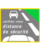 Panneaux d'information de sécurité routière  - SR Information de sécurité routière