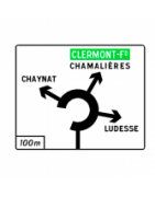 Panneaux directionnels (type D) | WP Signalisation